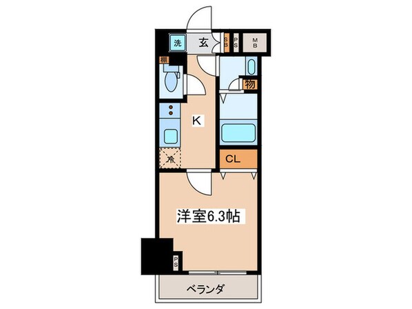 ＫＮＯＴＳ大山（1003)の物件間取画像